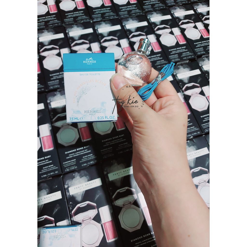 [ Minisize 7.5ml ] Nước hoa Eau Des Merveilles Bleue của Her.mès