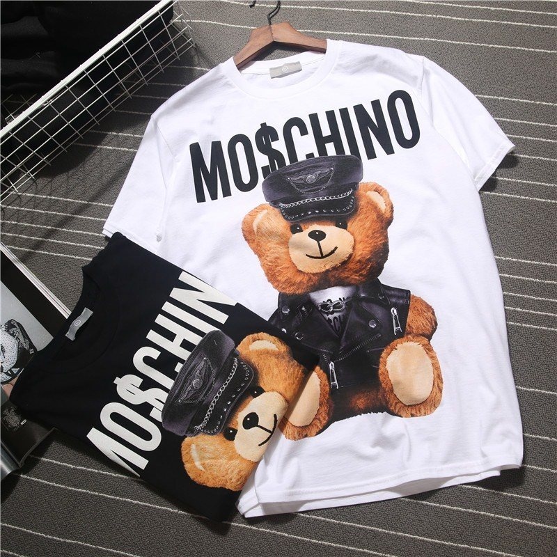 Áo Thun Hè  Phong Cách Gấu MOSCHINO Thời Trang Trẻ Trung Năng Động Thoải Mái Hot 2022Phong Cách AMBITION