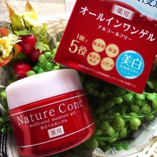 Kem dưỡng ẩm, trắng da naris up nature conc medicated moisture gel