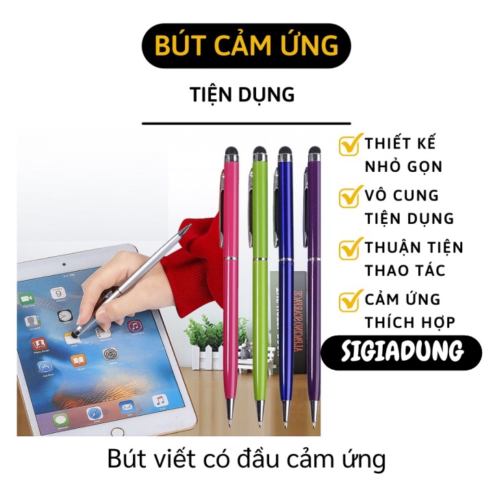 [SGD] Bút Cảm Ứng Nhiều Màu - Bút Viết Có Đầu Vẽ Cảm Ứng Màn Hình Điện Thoại Tiện Lợi 9861