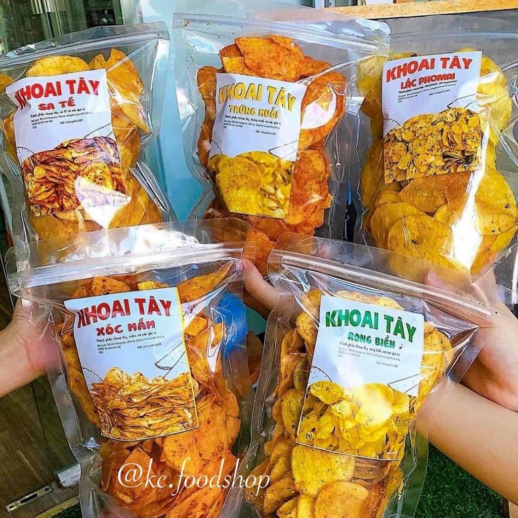 SNACK KHOAI TÂY ĐÀ LẠT LẮC 5 VỊ