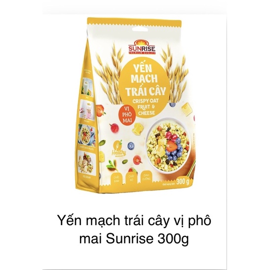 HCM Ngũ Cốc Yến Mạch Sunrise Trái Cây & Hạt | Phô Mai 100G-300G