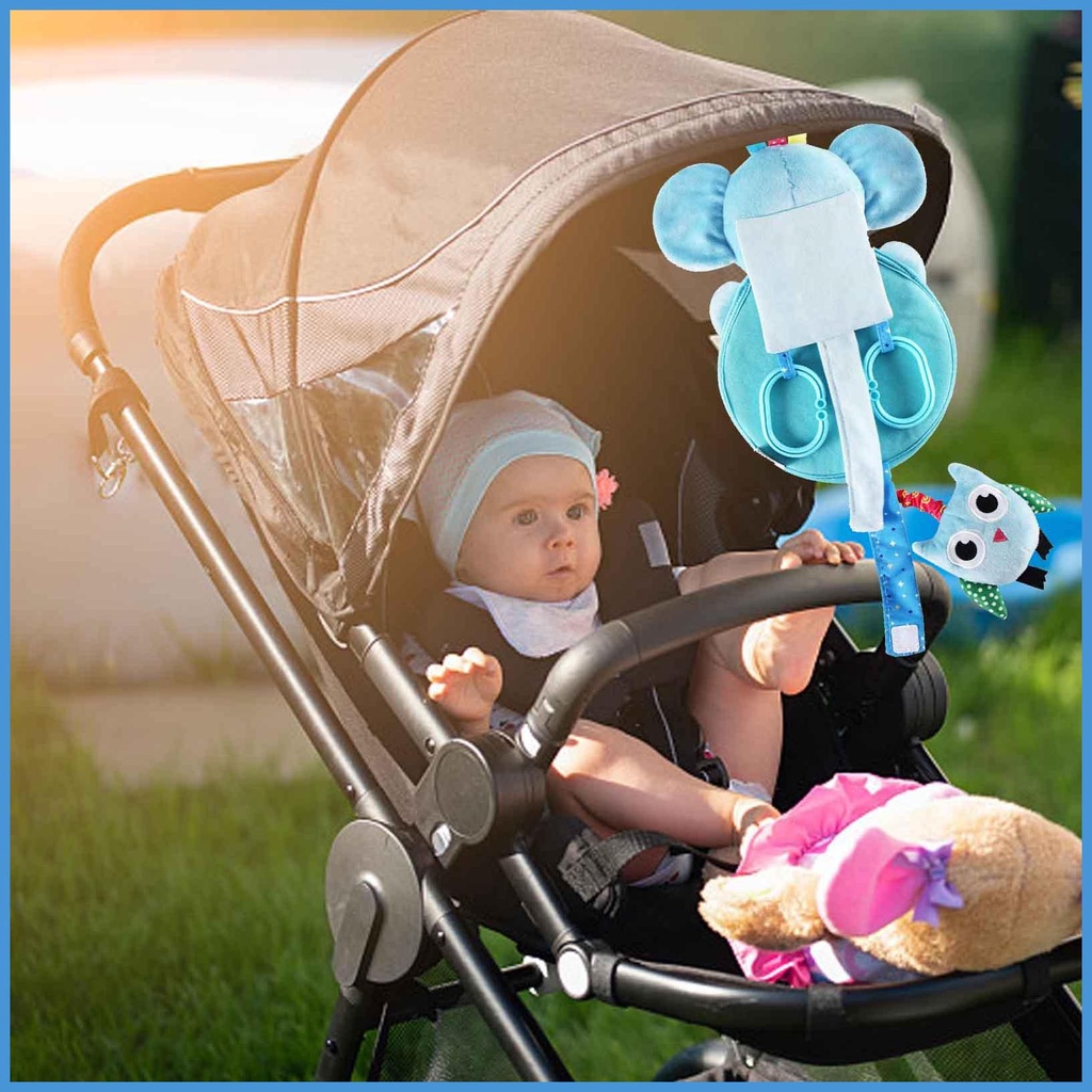 Gương Soi Hình Chú Voi Dễ Thương Gắn Ghế Ngồi Xe Hơi Cho Bé