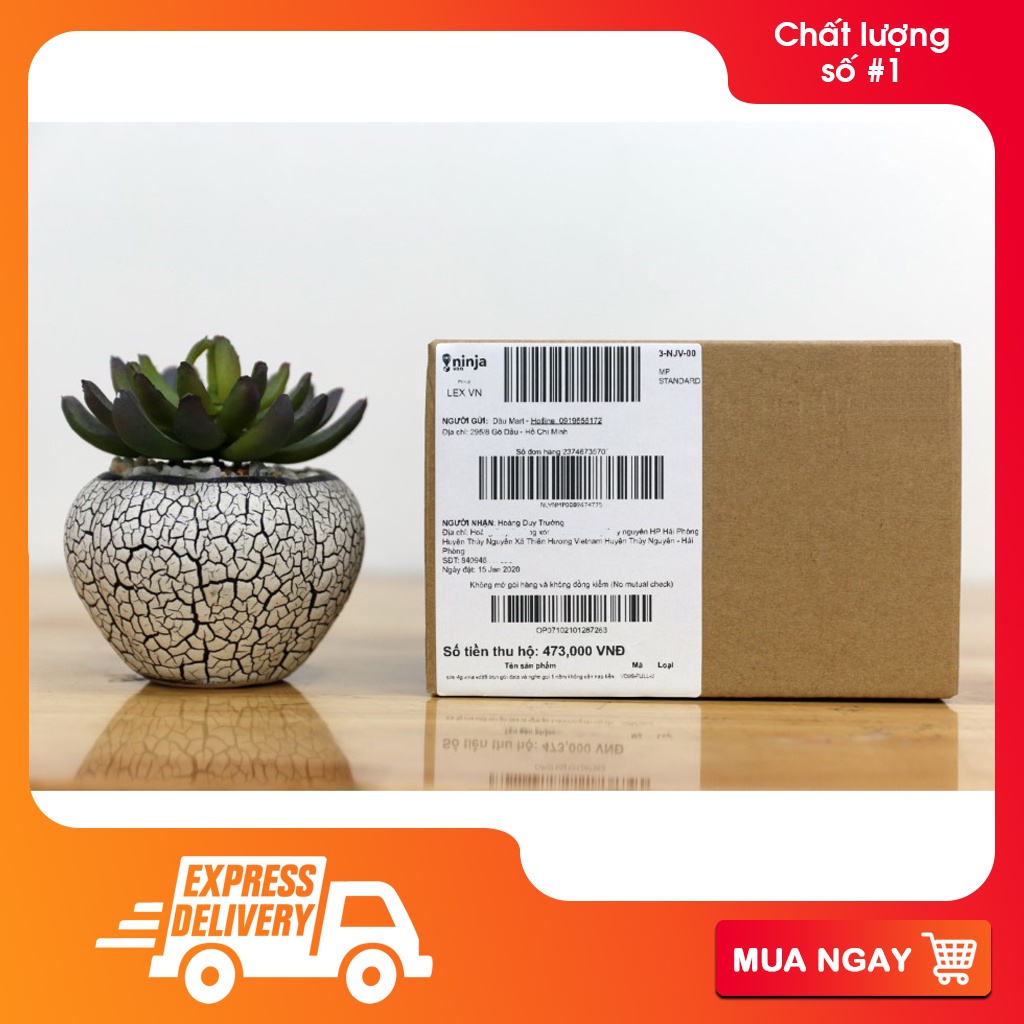 Tem decal mã vạch 70x100mm, tem in đơn Shopee 70x100, Tem nhiệt A7 7x10 cm cuộn 30m