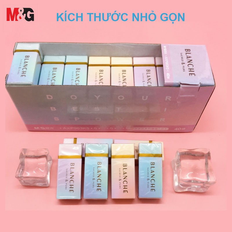 Combo 2 gôm M&amp;G AXP963K5 thân màu pastel xinh xắn