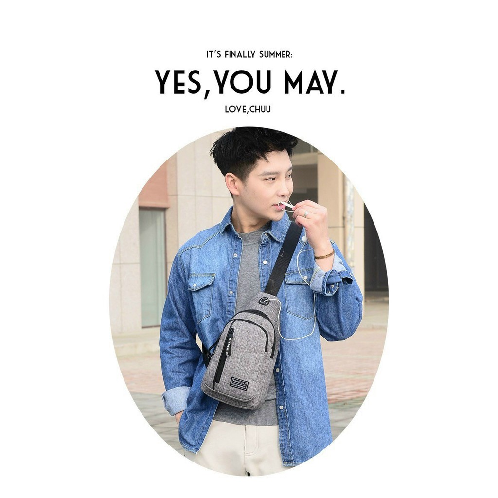 Túi vải đeo chéo nam - Hàng tốt | BigBuy360 - bigbuy360.vn