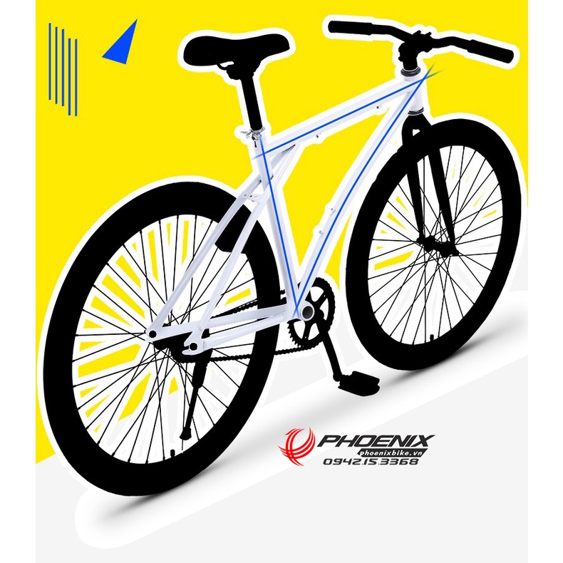 Xe đạp Fixed Gear EG-01 vành 60 2022 siêu rẻ