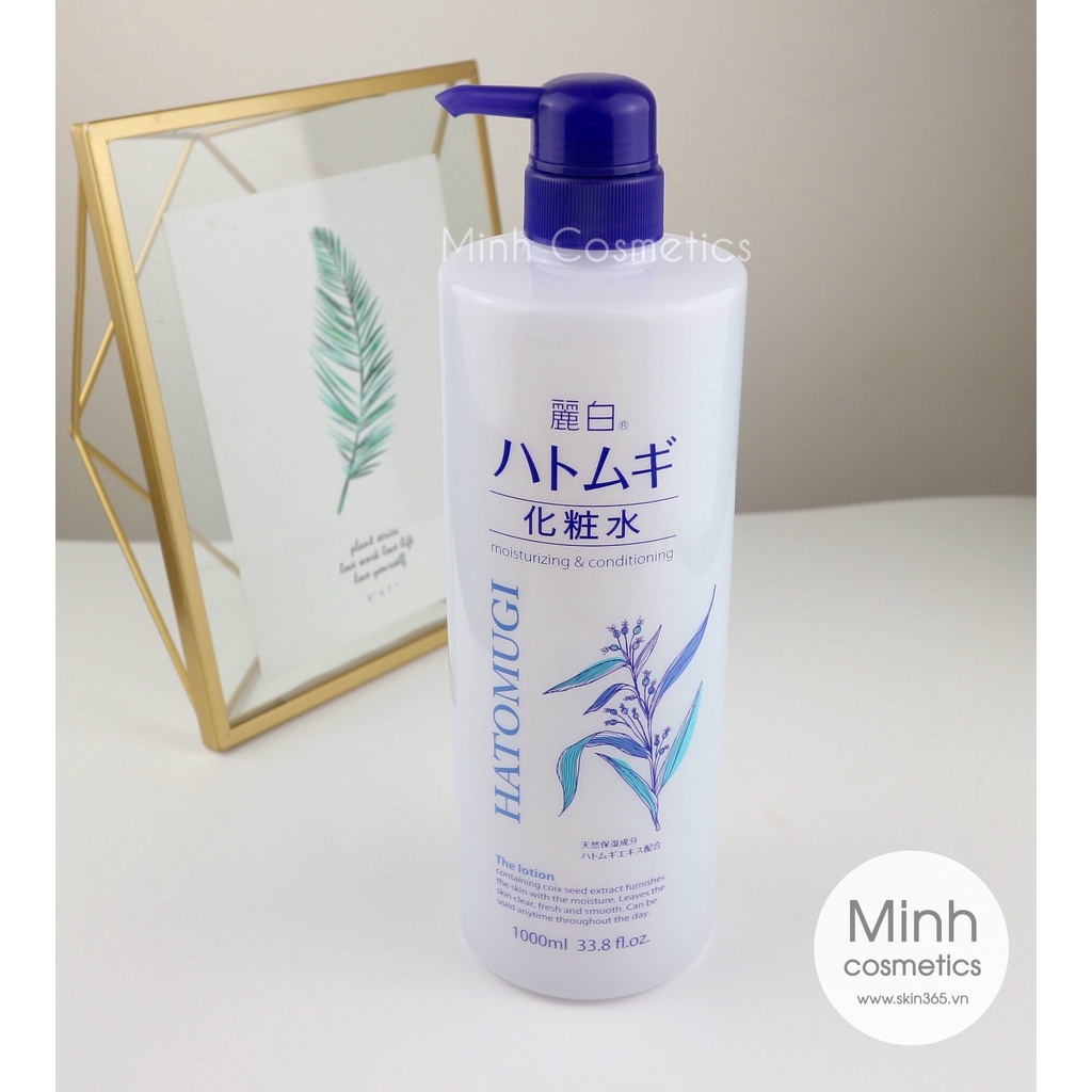 Nước hoa hồng Reihaku Hatomugi chiết suất ý dĩ 1000ml