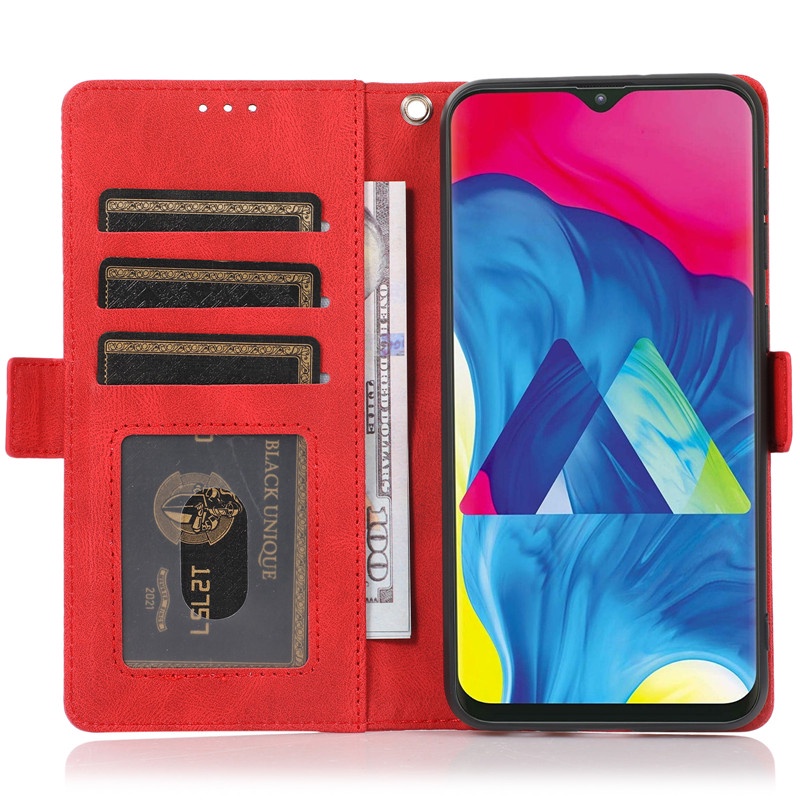 Ốp Điện Thoại Da Gập Gọn Dạng Ví Cho Samsung Galaxy A02S A10 M10 A11 A20 A30 A21S A31 A51 A71 5G