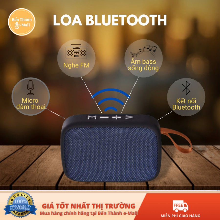 ✈️ [Freeship] Loa Bluetooth Không Dây Bọc Lưới Vải Thời Trang