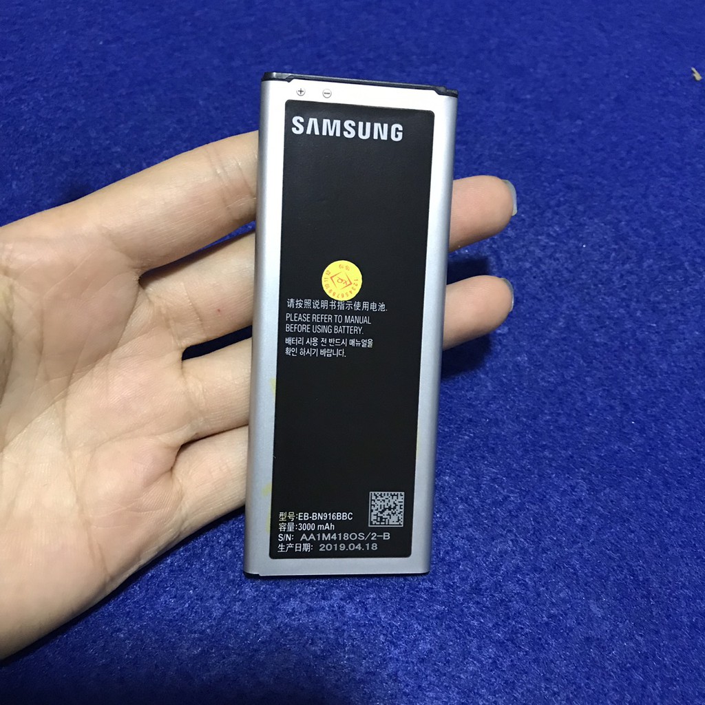 Pin Samsung Galaxy Note 4/ EB - BN916BBC (bản 2 sim) zin, bảo hành 6 tháng