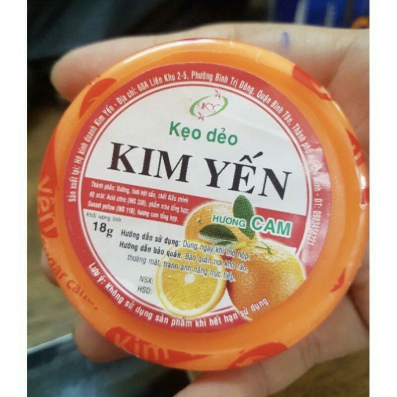 (tuổi thơ) 1 hộp kẹo dẻo kim yến siêu ngon(giao theo đợt
