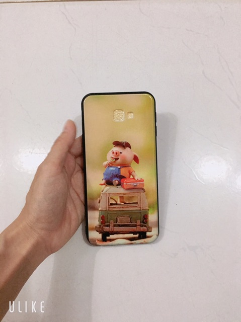 Ốp sam sung J4+,J4 Core, J4 Plus Heo ăn kẹo