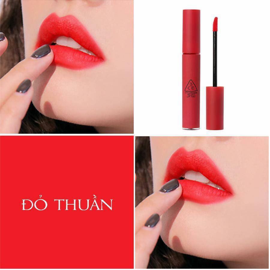 Son 3CE, Velvet Lip Tint màu Best ever – đỏ thuần