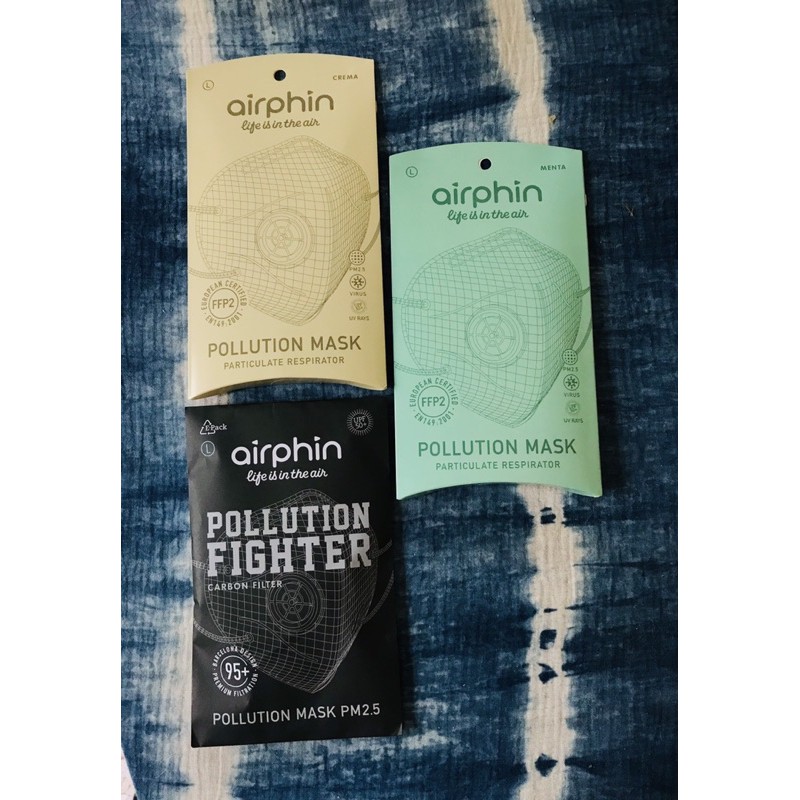 Khẩu trang AIRPHIN chống khói bụi, ô nhiễm bụi mịn PM 2.5 - Anti-pollutionPM 2.5 Mask | BigBuy360 - bigbuy360.vn