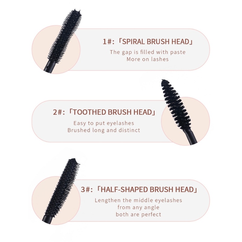 Mascara YOUYO Chống Thấm Nước Chuốt Dày Và Cong Mi Tự Nhiên