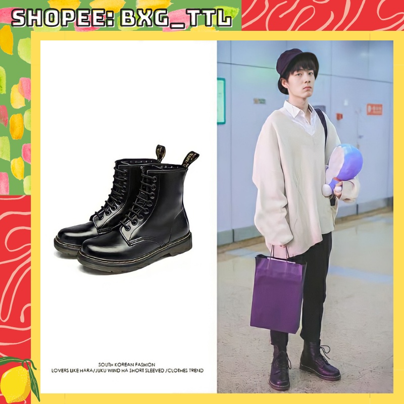 GIÀY TIÊU CHIẾN TRẦN TÌNH LỆNH - BOOT CAO CỔ GIỐNG TIÊU CHIẾN XIAO ZHAN - GIÀY ULZZANG