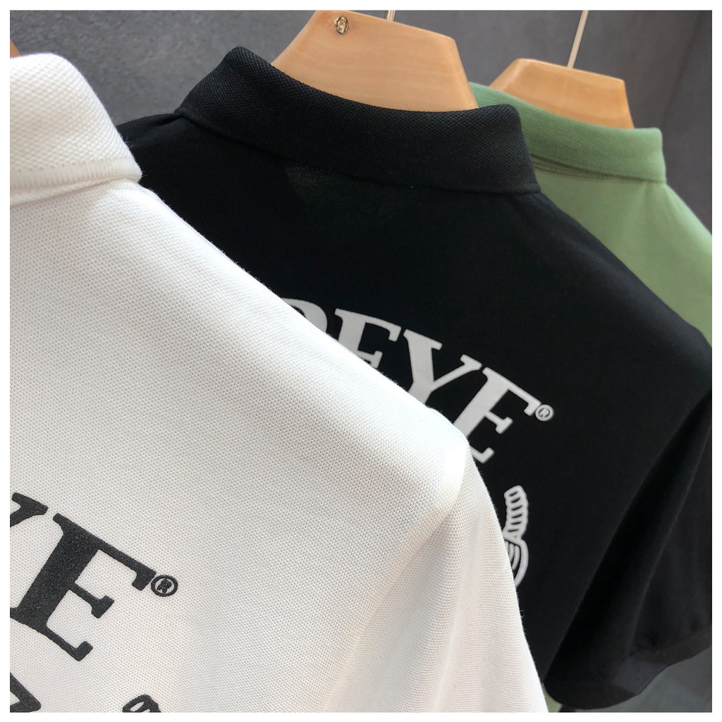 Áo polo nam Popeye vải cotton co giãn 4 chiều thấm hút mồ hôi full size áo phông nam áo thun nam