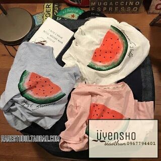 Bộ 3 áo thun DƯA HẤU