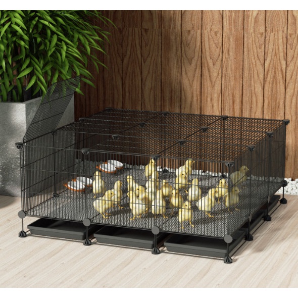 Quây nuôi gà con siêu dễ thương 105x45x35cm