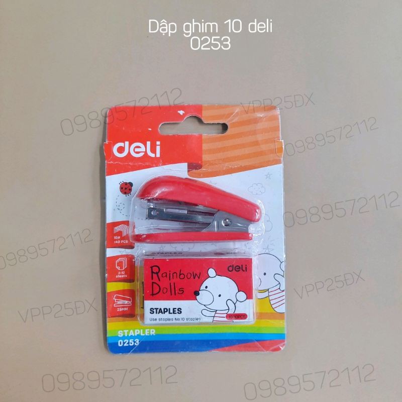 Dập ghim nhỏ số 10 deli 0253.