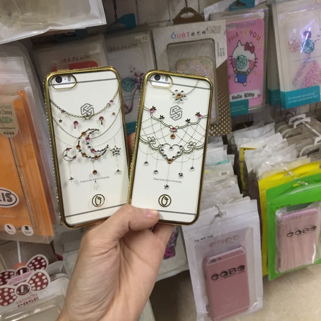 Ốp Ip5/5s Dẻo Đính Đá FASHION CASE Đẹp Mely