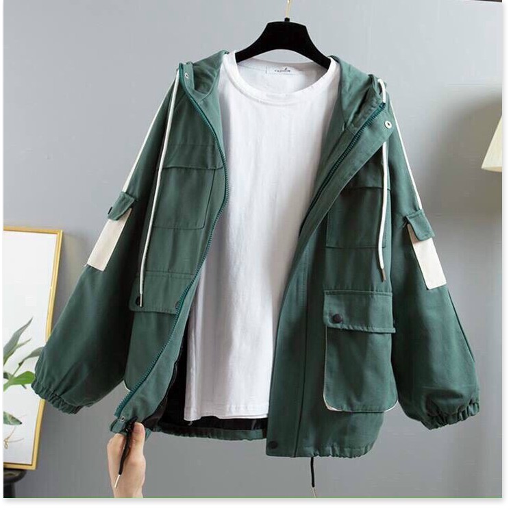 ÁO KHOÁC NỮ KAKI 6 TÚI 2 MÀU SINH ĐỘNG,CHẤT LIỆU VÔ CÙNG THOÁNG MÁT KHÁNH AN STORE