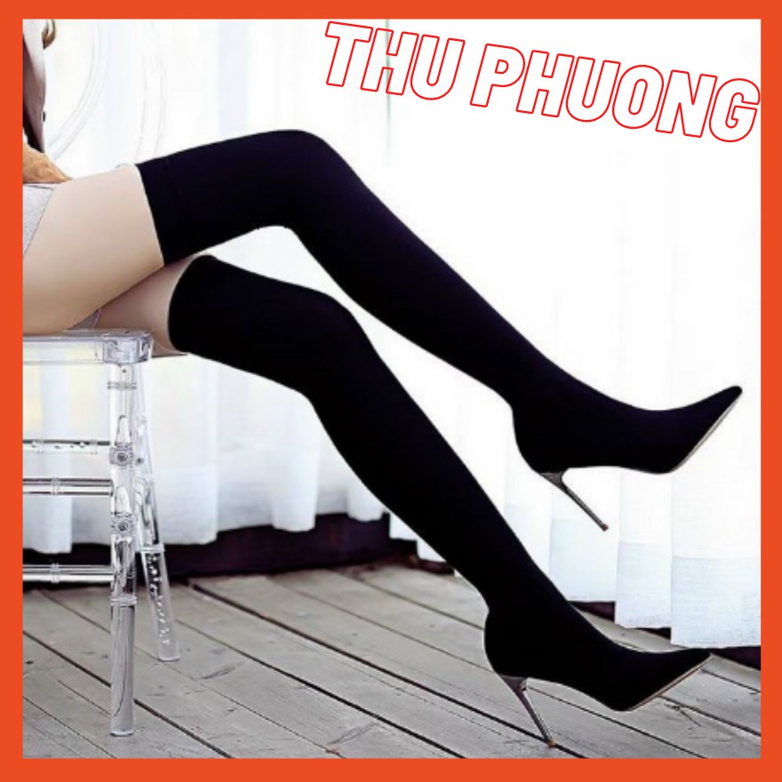[bốt nữ cao gót 9 phân khóa cạnh]