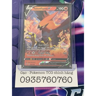 Thẻ bài Pokemon TCG : Talonflame V (Talonflame V - 029/185 - Ultra Rare) chính hãng