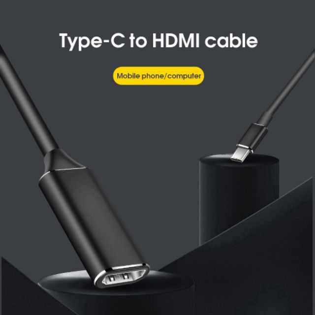 Cáp Chuyển Đổi Usb Type C Sang HDMI (USB TYPE C to HDMI)