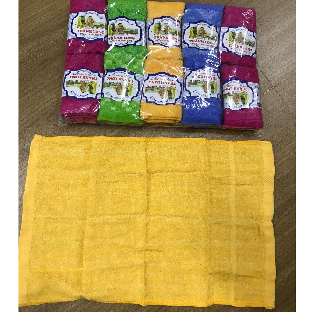 Khăn mặt vải sợi bông , khăn rửa mặt(Khổ 28cm/48cm)