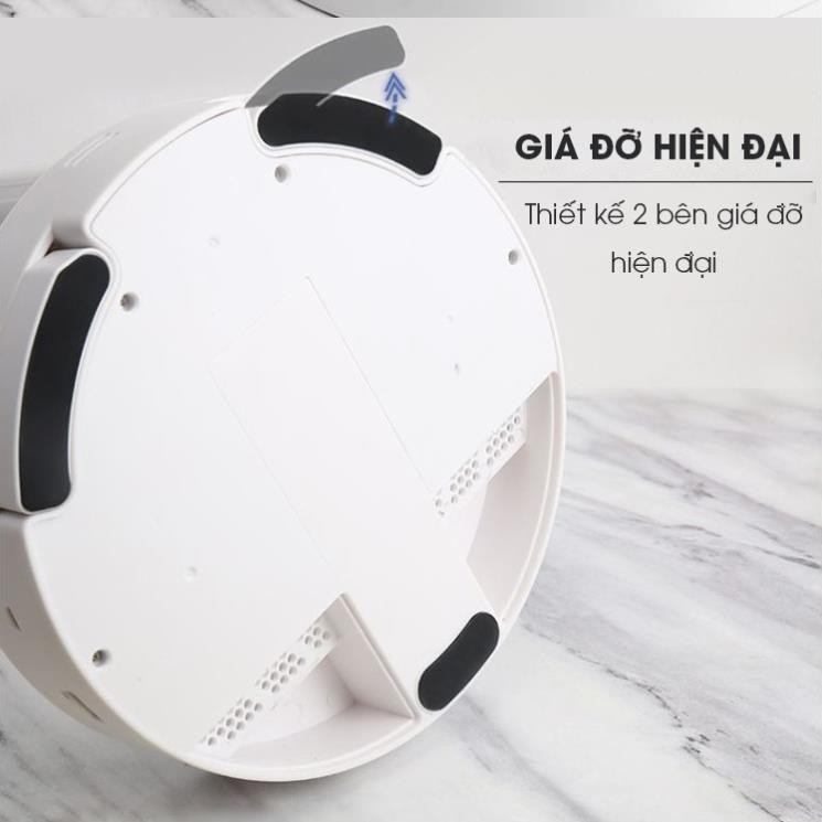 Quạt tích điện phun sương gấp gọn đa năng - có đèn LED, 4 tốc độ gió cực mát, điều chỉnh độ cao | BigBuy360 - bigbuy360.vn