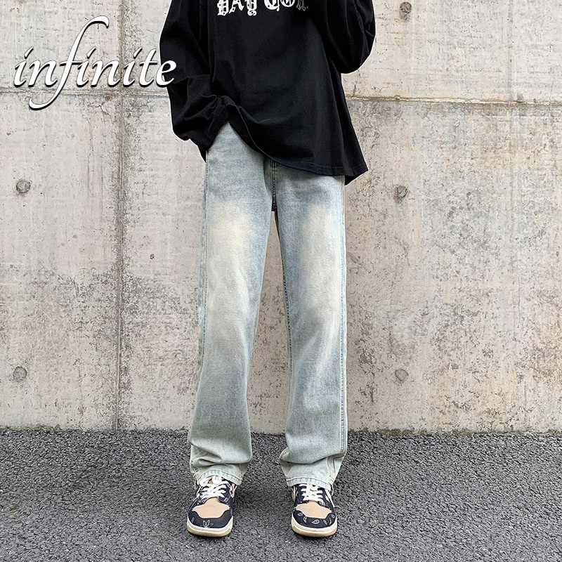 Quần Jean Dài Phong Cách hip hop Cá Tính