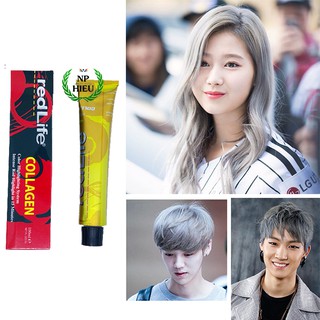 Thuốc nhuộm tóc xám khói Collagen