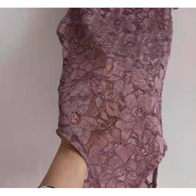 CÓ SẴN Áo ren bodysuit cổ 3p ZR có sẵn | BigBuy360 - bigbuy360.vn