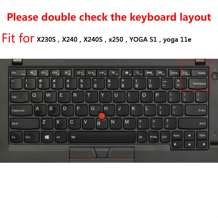 Miếng Dán Bàn Phím Silicon Mềm Siêu Mỏng 12.5inch Thinkpad X270 X250 X260