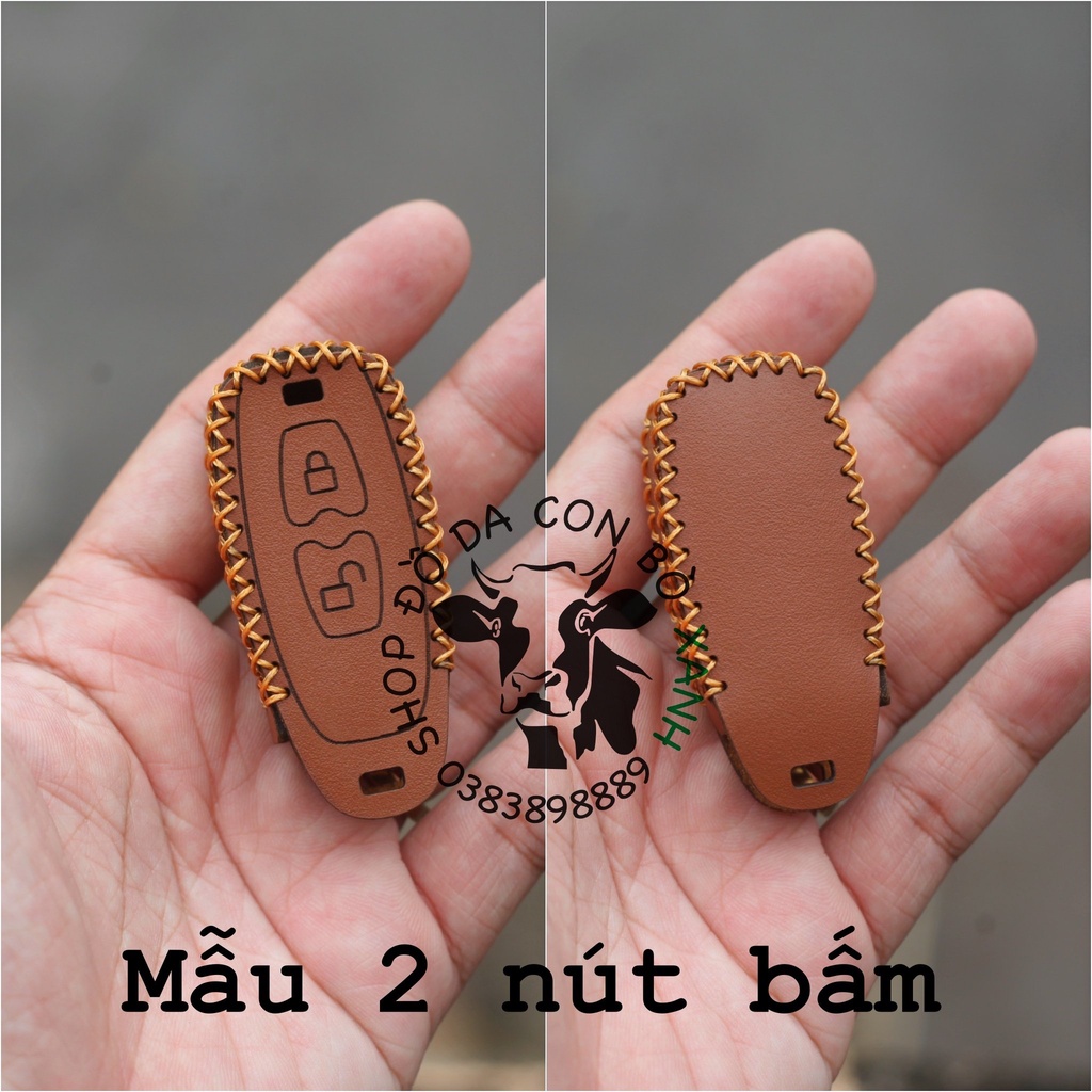 Bao da chìa khoá hyperion mẫu bé handmade da thật