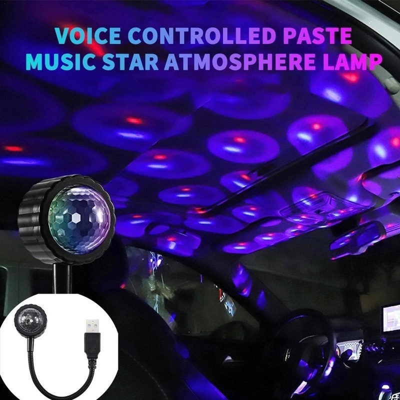 Đèn LED Trang Trí Trần Xe Hơi Hình Bầu Trời Sao 9 Chế Độ Tùy Chỉnh Có Thể Điều Chỉnh