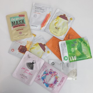 COMBO 10 MIẾNG MẶT NẠ NỘI ĐỊA TRUNG CÁC LOẠI