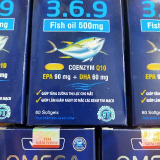 BỔ MẮT OMEGA 3.6.9 lọ 60viên.