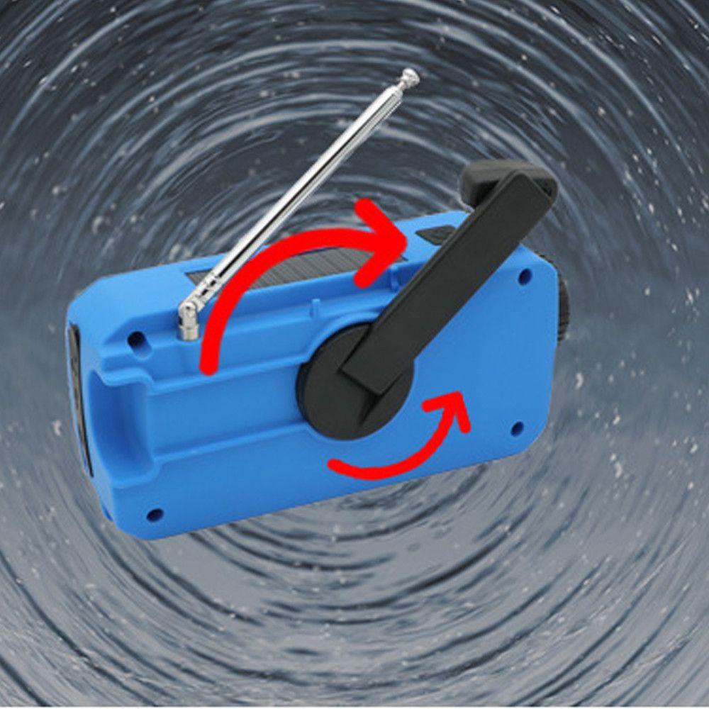 MAG Đài FM Năng Lượng Mặt Trời 2000mAh Có Đèn LED