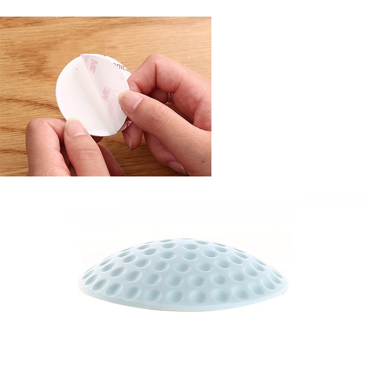 Miếng chặn cửa dán tường KOLANO silicon giảm ồn chống va đập tay nắm cửa an toàn cho bé ngon giấc HG-001031