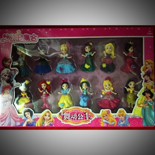 Bộ đồ chơi mô hình 12 nàng công chúa Disney