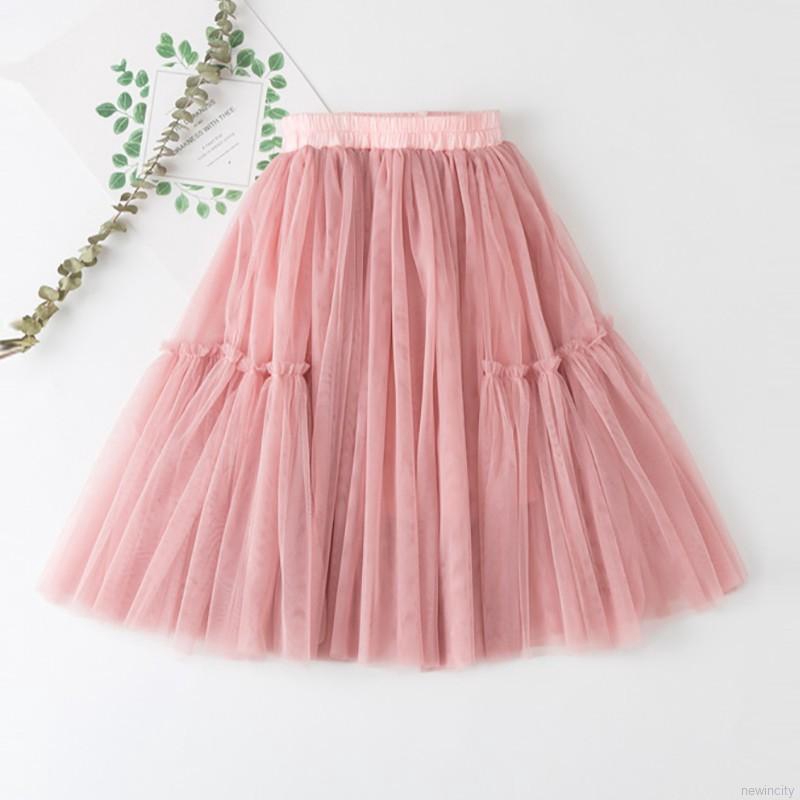 Chân váy xòe dễ thương phong cách Hàn Quốc dành cho bé gái