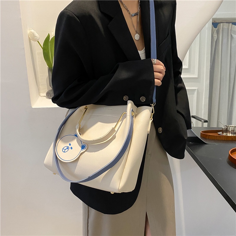 Túi tote Đeo Chéo Màu Trơn Cỡ Lớn Thời Trang Mới 2022 Gylb1355