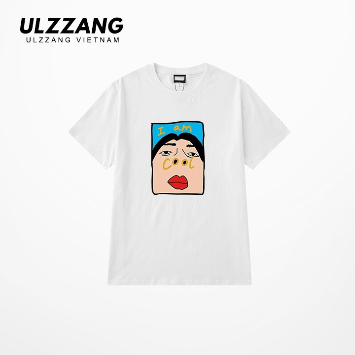 Áo thun tay lỡ ULZZANG 100% cotton dáng unisex form rộng in hình i am cool | BigBuy360 - bigbuy360.vn