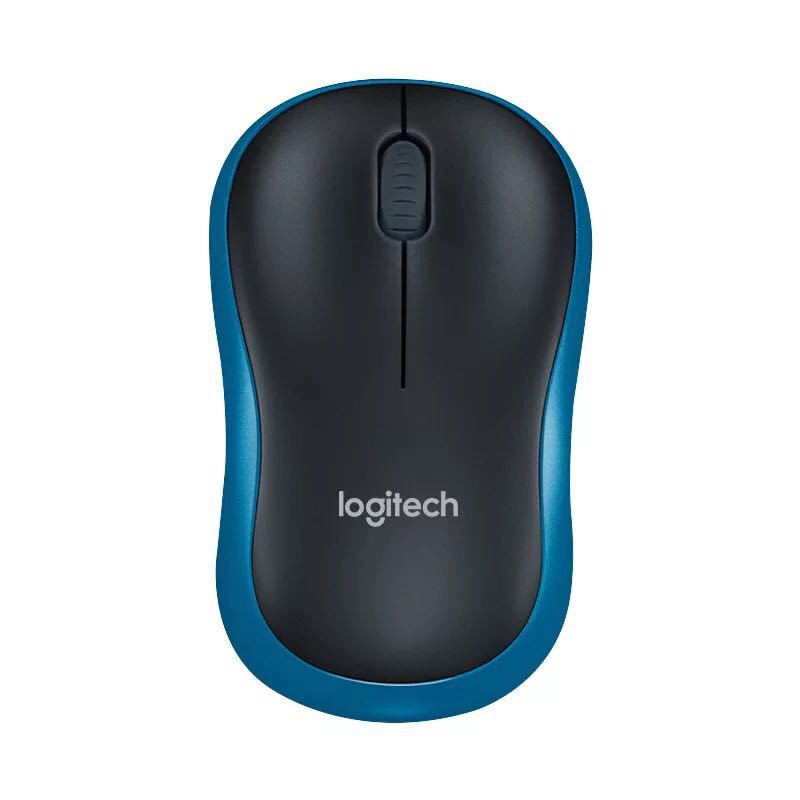 ✥▦chuột không dây Logitech M186 chơi game văn phòng trai gái dễ thương M185 nâng cấp M220 câm