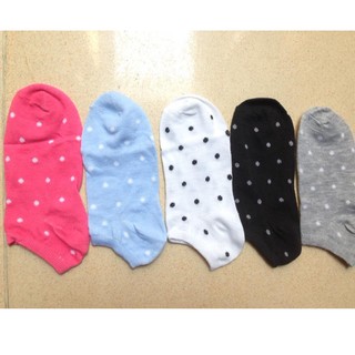 Sale 2.5k tất chấm bi combo 100
