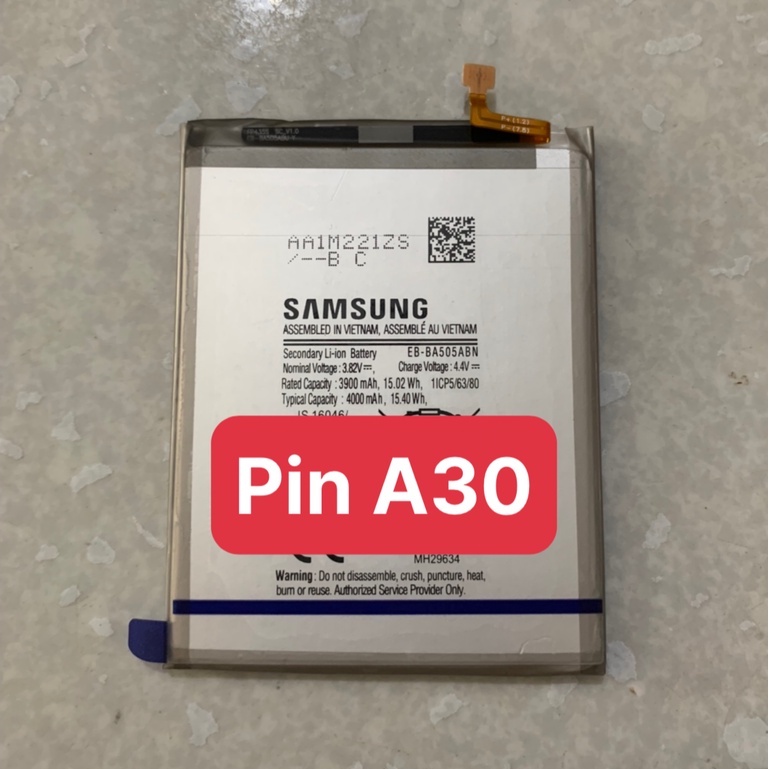 pin samsung A20 /A30 A50 / A50s dùng chung - pin zin 4000mAh