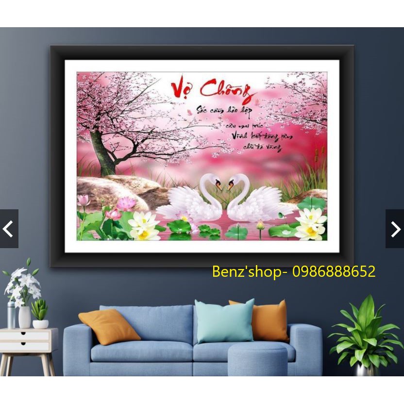 Tranh đá cao cấp ( giá sỉ) Vợ Chồng VS250 (80*56)